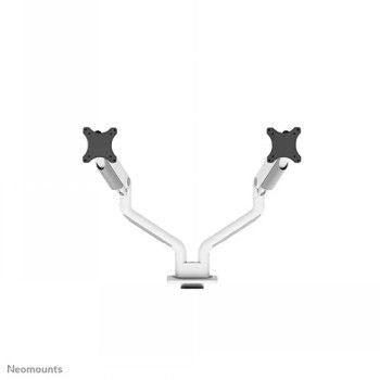 Кронштейн для телевизора NEOMOUNTS BY NEWSTAR  NEOMOUNTS SELECT DESK MOUNT, DOUBLE DISPLAY (TOPFIX CLAMP &GROMMET) WHITE