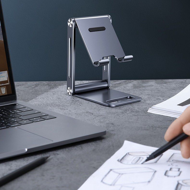 Авто держатель Ugreen  Ugreen metal aluminum folding phone holder tablet gray (LP263 80708)