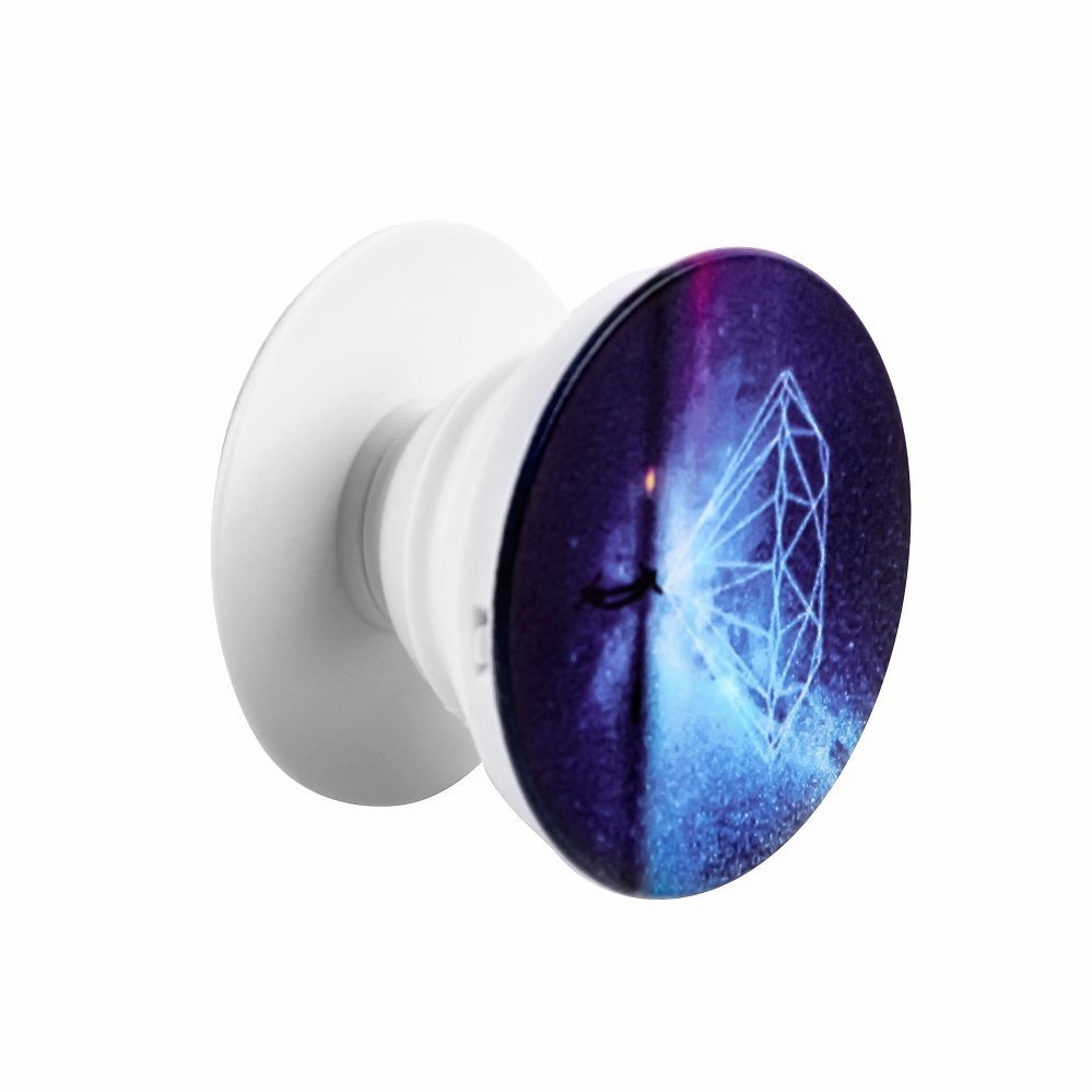 Universaalne telefonihoidja (Popsocket) iLike  Universal Pop Holder Nebula Blue