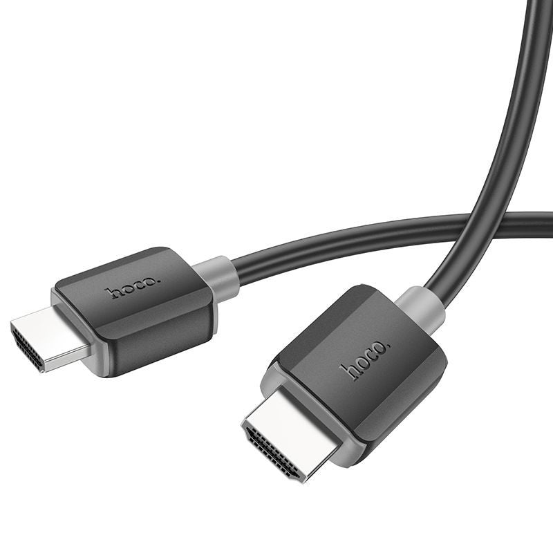 Kaabel Hoco  US08 HDTV 2.0 male-to-male 4K HD data cable(L=1M) Black