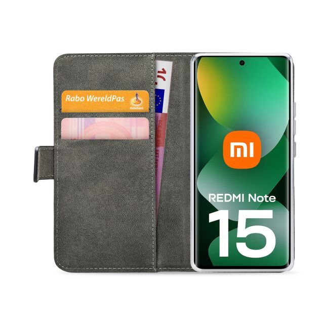 Чехол на заднюю панель mobilize  Mobilize Classic Gelly Wallet Book Case Xiaomi Redmi Note 15 5G Black