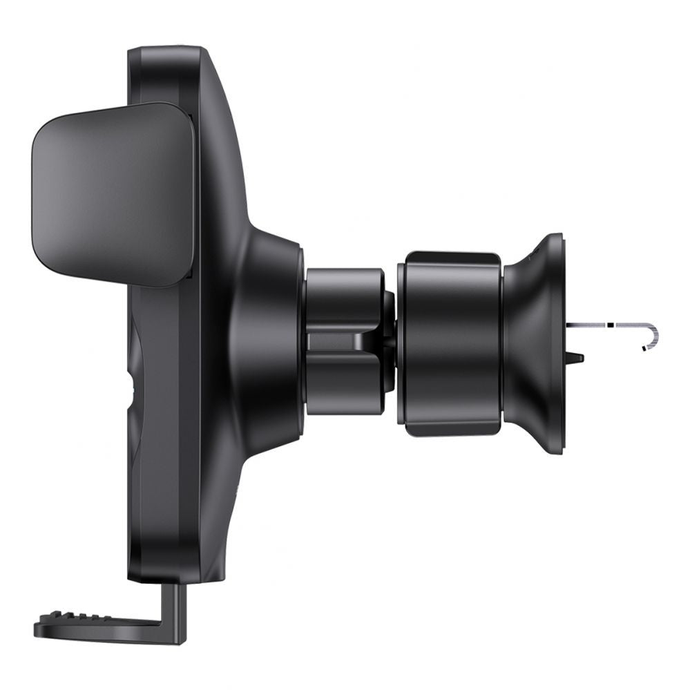 Adapter Baseus Baseus Wisdom Inductive Charger Car Phone Holder for Grille Black (CGZX000001)