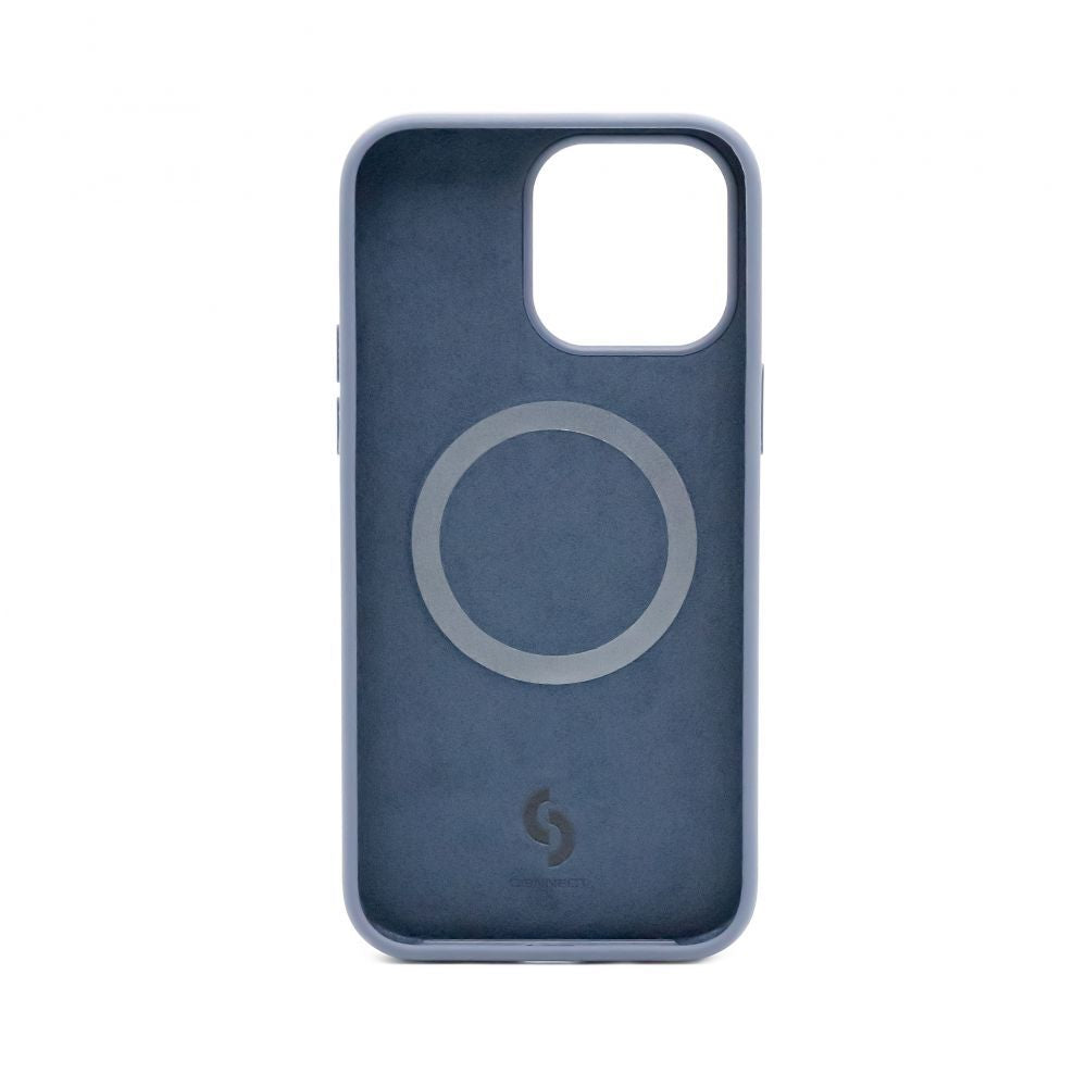 Tagakaaned Connect Apple iPhone 14 Pro Max Premium Magsafe Soft Touch Silicone Case New Function Midnight Blue