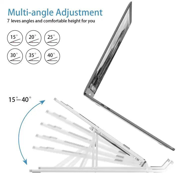 Держатели и подставки iLike  STM1 Metal Foldable Notebook (10-17.3 Silver