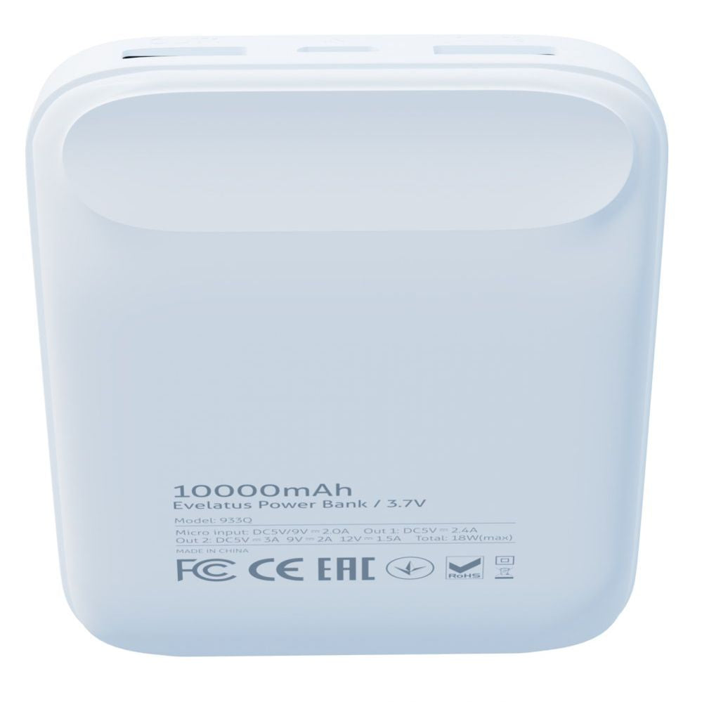 Внешний аккумулятор Evelatus - Evelatus Power Bank EPB07 10000 mAh White