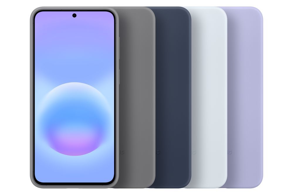 Чехол на заднюю панель Samsung  PA576CJE Silicone Case Case Samsung Galaxy A57, Gray
