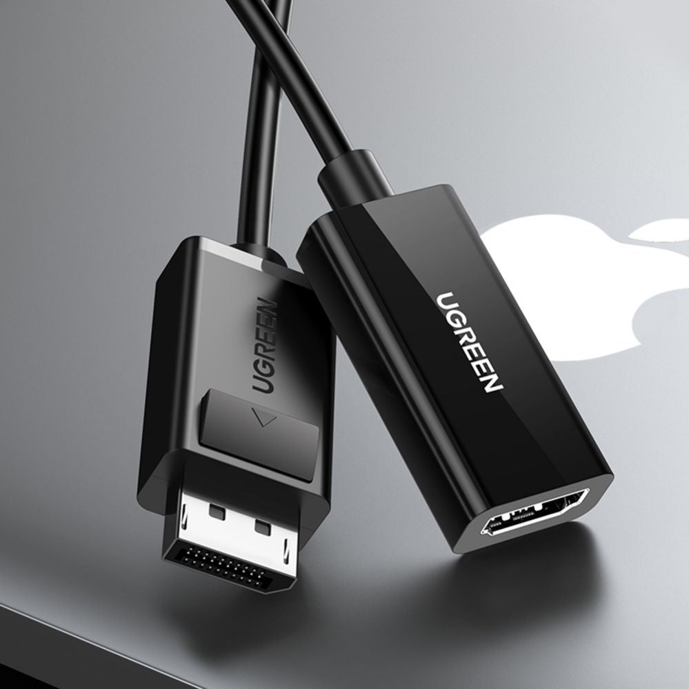 Kaabel Ugreen  MM137 40363 DisplayPort (Male) to HDMI (Female) 4K/1080p Adapter - Black Black