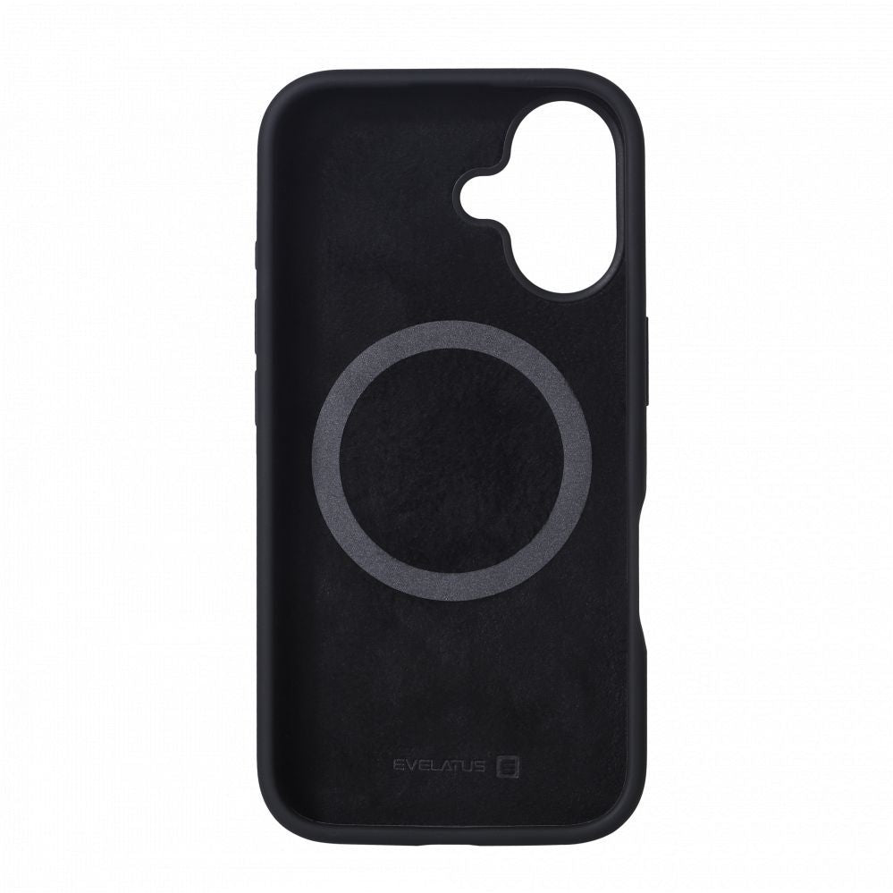 Tagakaaned Evelatus Apple iPhone 16 Premium Magsafe Soft Touch Silicone Case Black