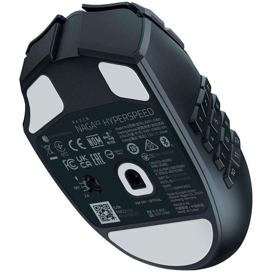 Arvutihiir Razer  RAZER Naga V2 HyperSpeed Gaming Mouse
