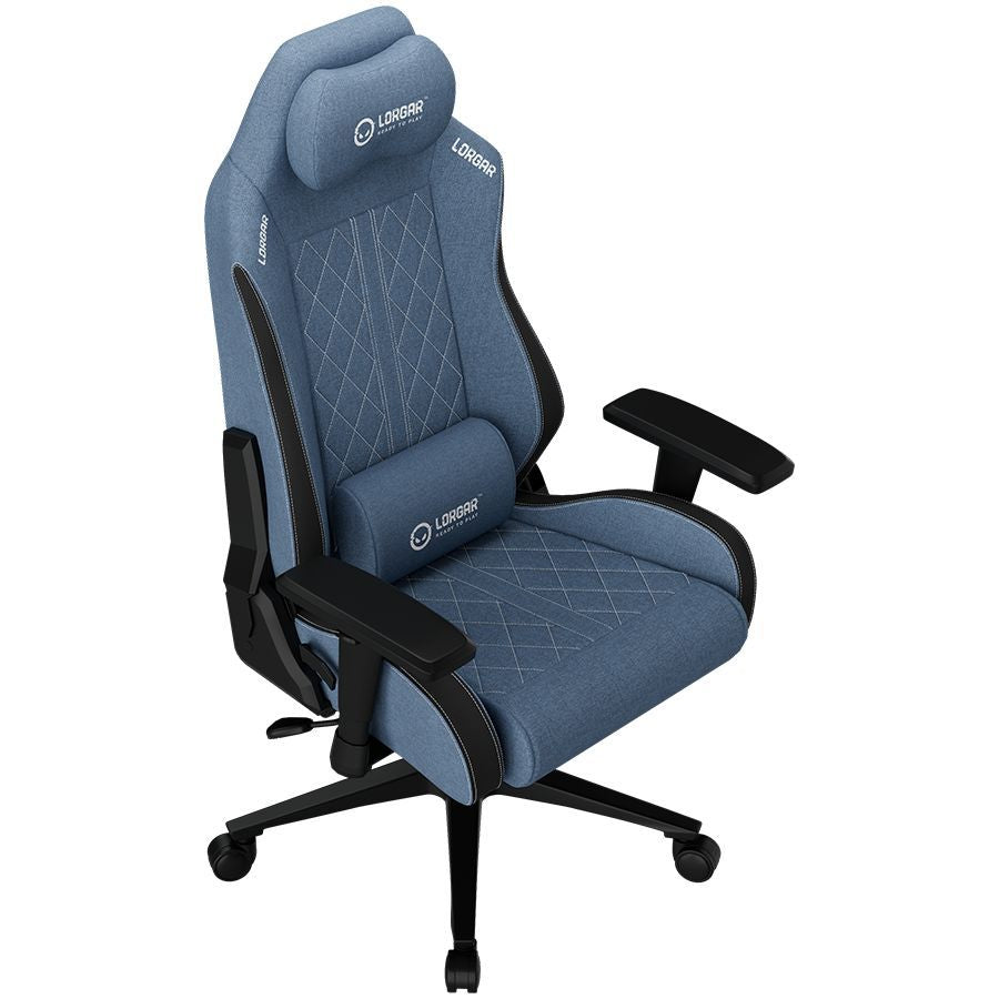Computer chairs / desks LORGAR LORGAR CHA41, Ergonomic Gaming Chair Advanced, premium anti-stain fabric, Blue