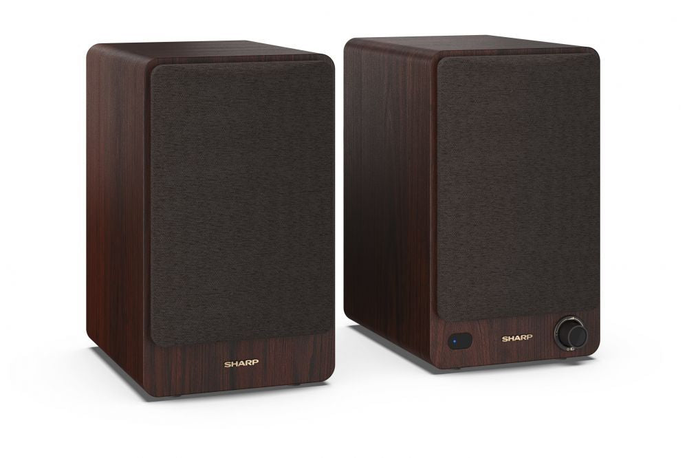 Arvutikõlarid Sharp  CP-SS30 Bookshelf Speakers, Brown