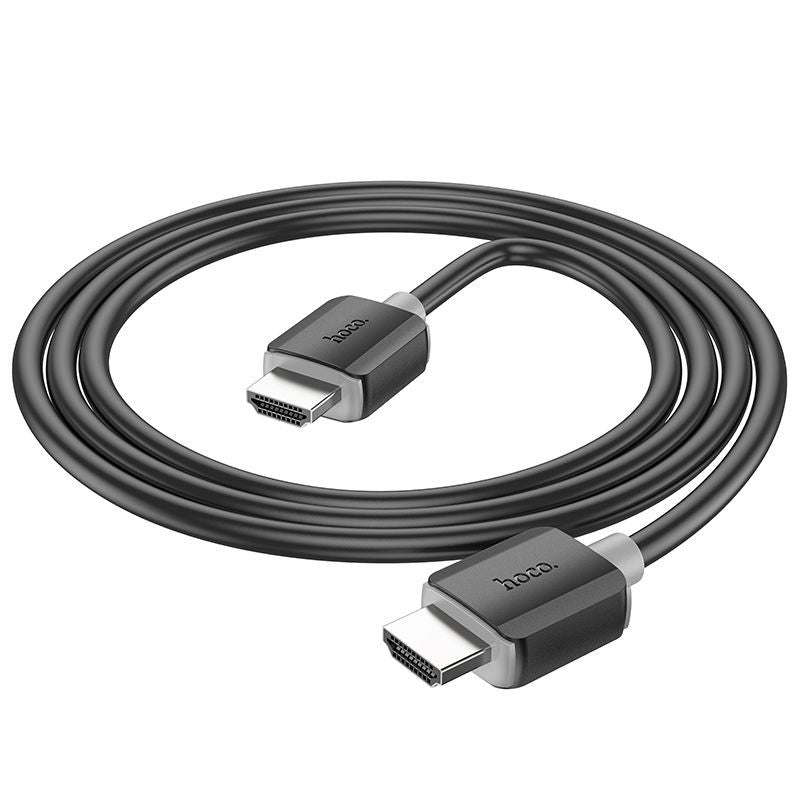 Kaabel Hoco  US08 HDTV 2.0 male-to-male 4K HD data cable(L=2M) Black