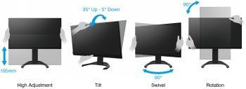 Монитор EIZO  EIZO EV2740X 27" IPS 16:9 3840X2160 USB-C/94W RJ45 (BLACK)