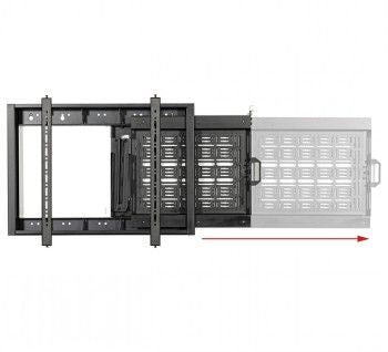 TV bracket B-TECH AV  B-TECH AV FLAT SCREEN WALL MOUNT WITH SLIDE-OUT AV STORAGE TRAY (VESA 600 X 400)