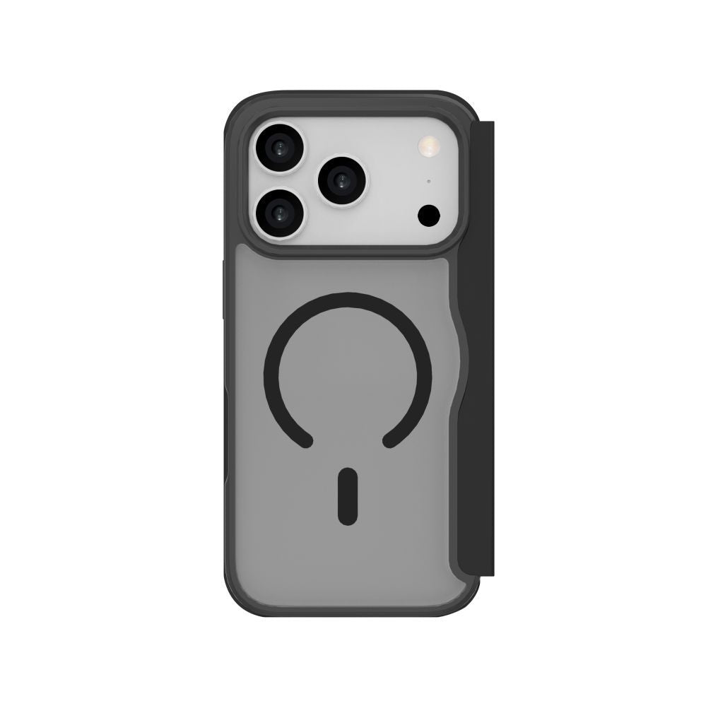 Back panel cover Just Must  JUST MUST CHAMPION II  FLIP CASE MAGSAFE for  iPhone 17 Pro, Black