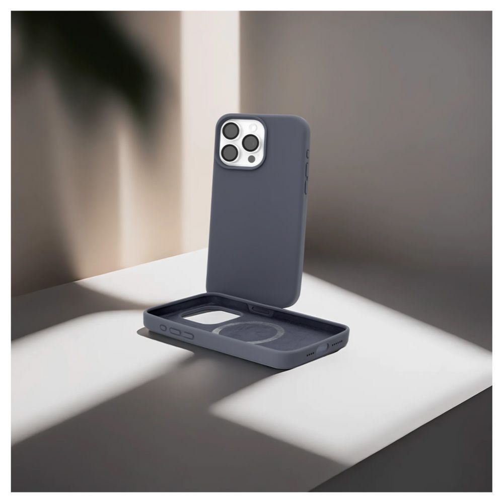 Чехол на заднюю панель Evelatus Apple iPhone 15 Pro Premium Magsafe Soft Touch Silicone Case Midnight Blue