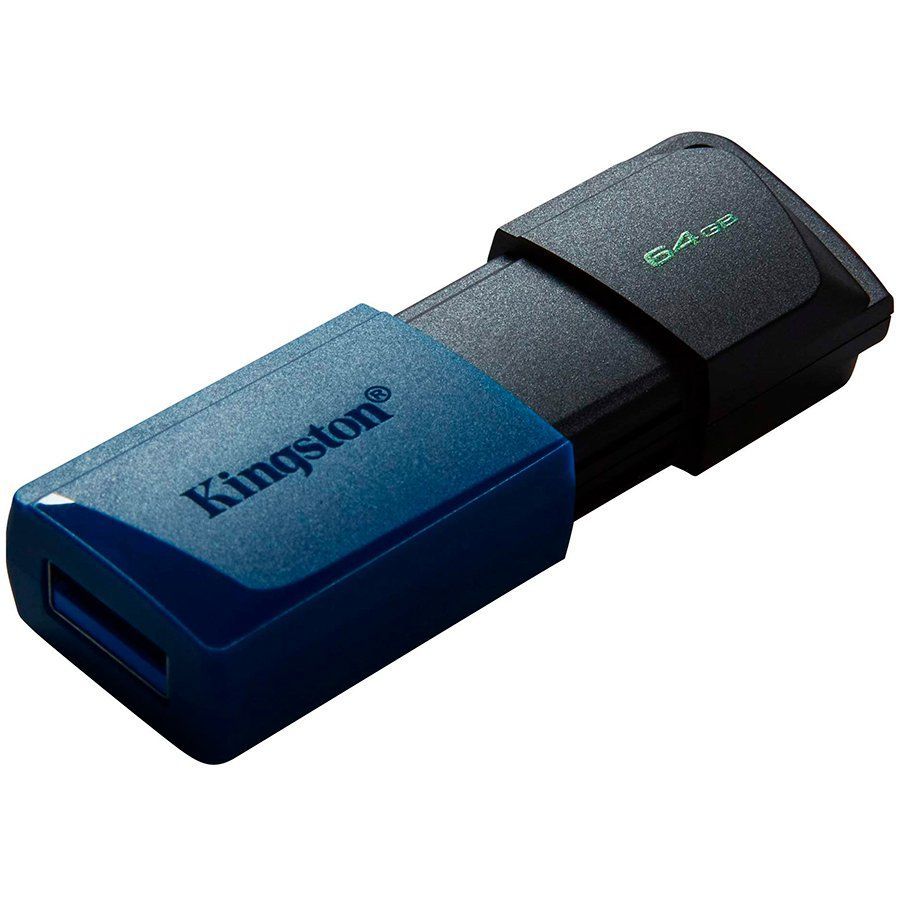 Converter Kingston  Kingston 64GB USB3.2 Gen 1 DataTraveler Exodia M (Black + Blue)