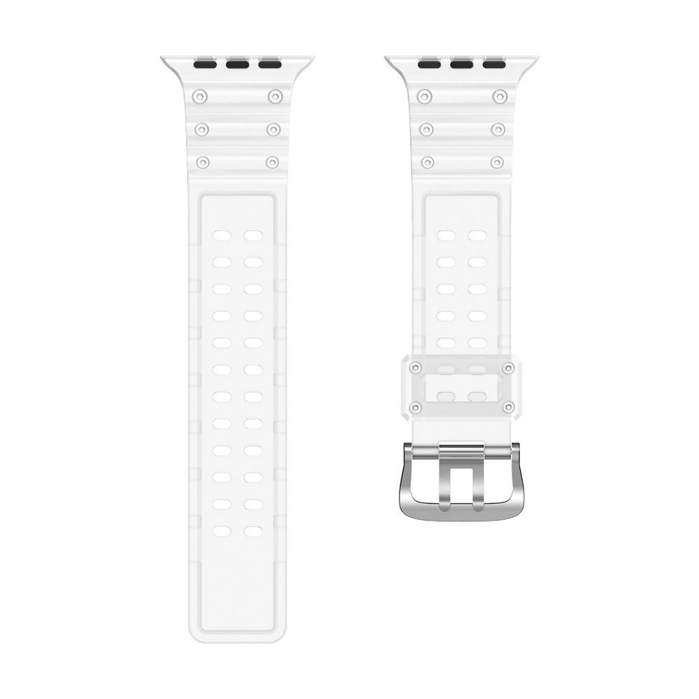 Back panel cover Hurtel - Strap Triple Protection for Apple Watch 42 / 44 / 45 / 49 mm band bracelet - transparent