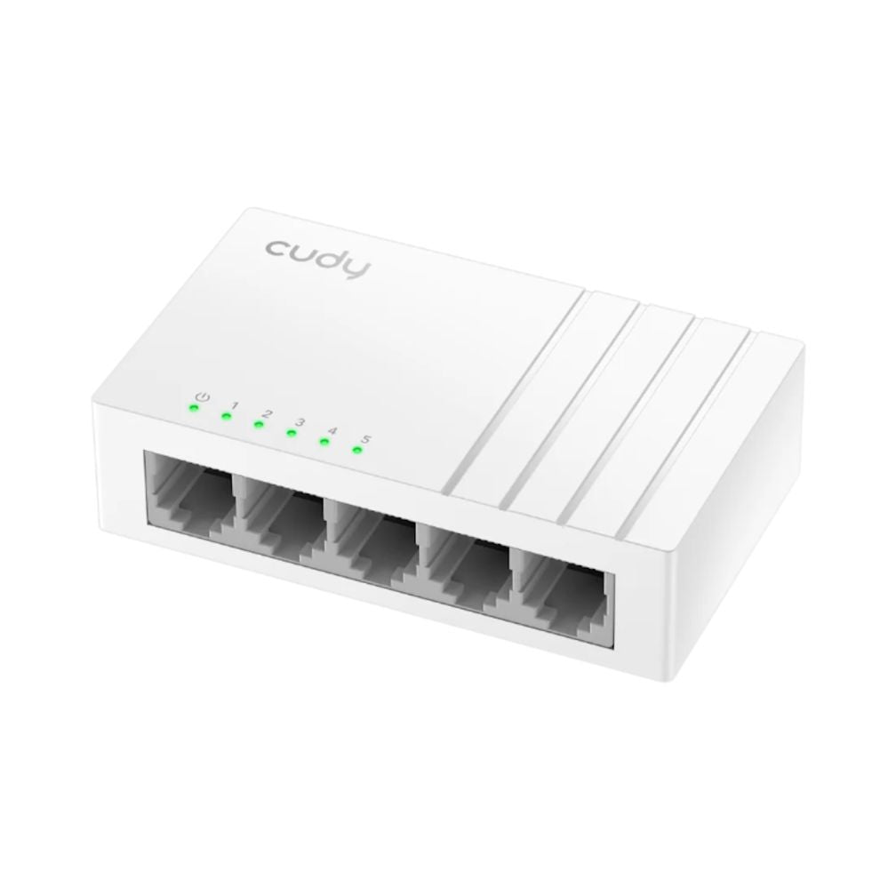 Роутер Cudy  GS105U NetSwitch 5-Port Gigabit Switch USB-C Power IGMP QoS Loop Prevention Black