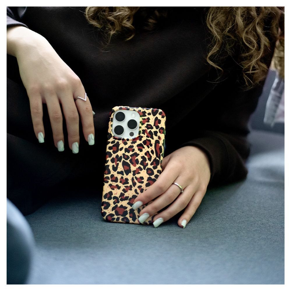Чехол на заднюю панель Evelatus Apple iPhone 15 Pro PC Customized Print Design Leopard