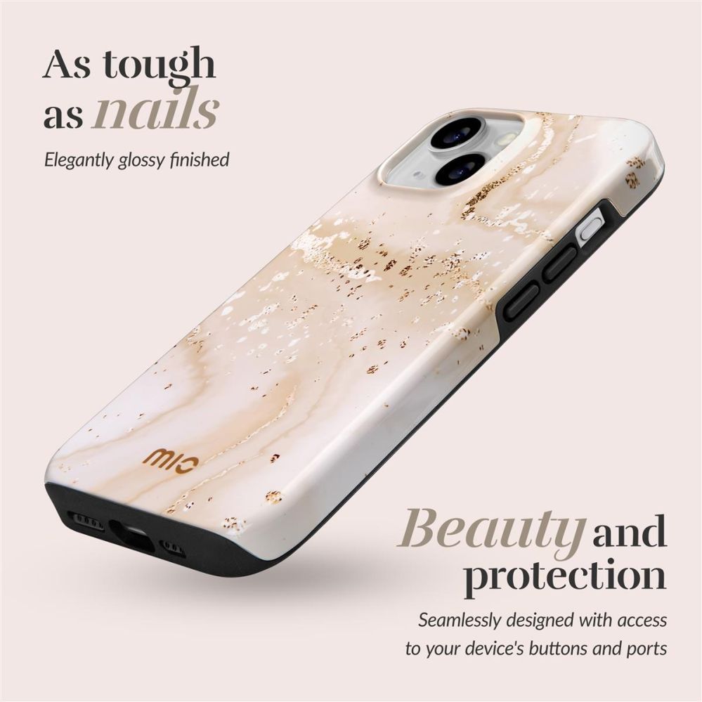 Чехол на заднюю панель Mio  MIO Gold Marble Magsafe Compatible for iPhone 16 Pro Max