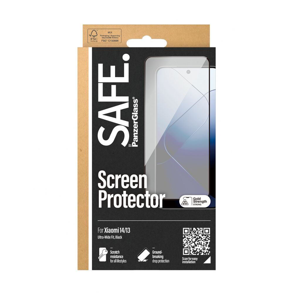 Tagakaaned PanzerGlass  SAFE by  Screen Protector Xiaomi 14 | 13 | Ultra-Wide Fit |