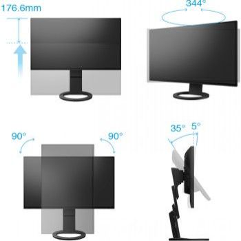 Монитор EIZO  EIZO EV2795EN 27" IPS 16:9 2560X1440 USB-C/70W RJ45 (WHITE)