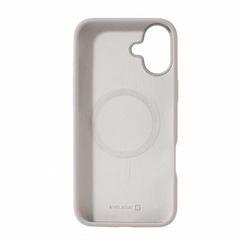 Tagakaaned Evelatus Apple iPhone 16 Plus Premium Magsafe Soft Touch Silicone Case Silver