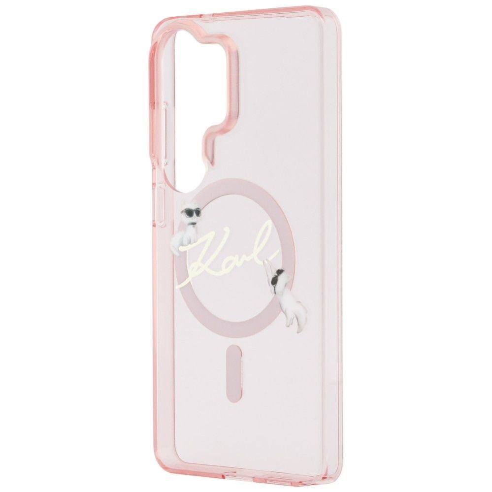 Tagakaaned Karl Lagerfeld  KARL LAGERFELD case for SAMSUNG S26 Ultra KLHMS26L5HKSCAP (Magnetic IML KC Script) pink