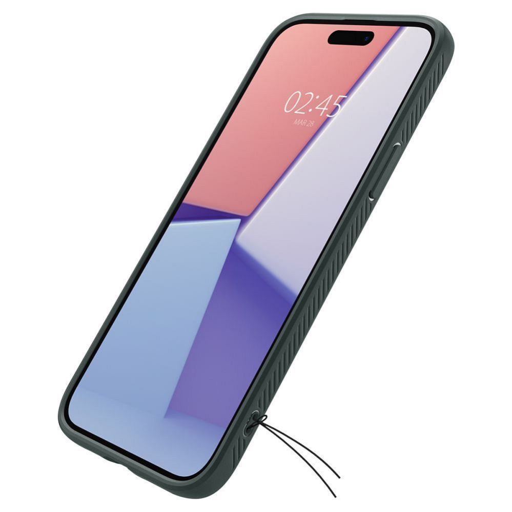 Tagakaaned Spigen  SPIGEN case LIQUID AIR for IPHONE 15 abyss green