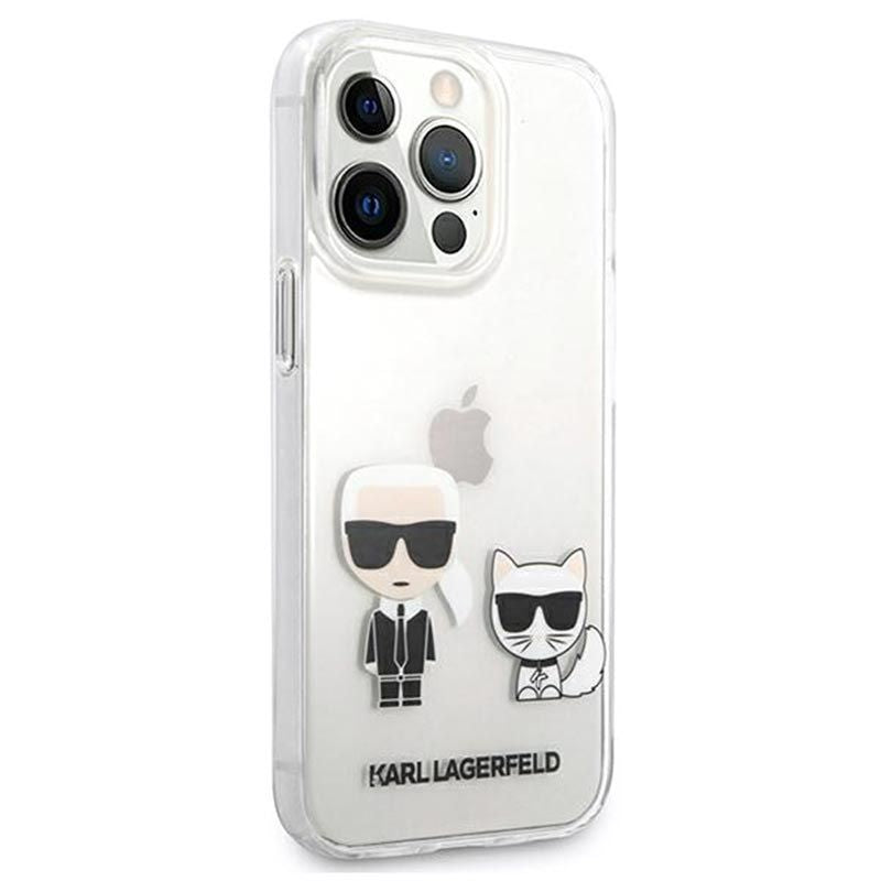 Back panel cover Karl Lagerfeld  iPhone 13 Pro Choupette Case Transparent