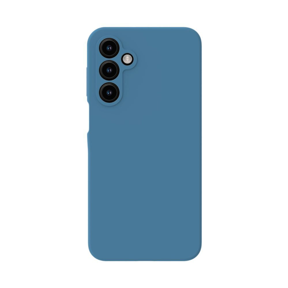 Back panel cover Evelatus Samsung Galaxy A14 4G / 5G Premium Soft Touch Silicone Case Grey Blue