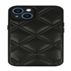 Чехол на заднюю панель iLike Apple IPHONE 14 LEATHER 3D CASE Black