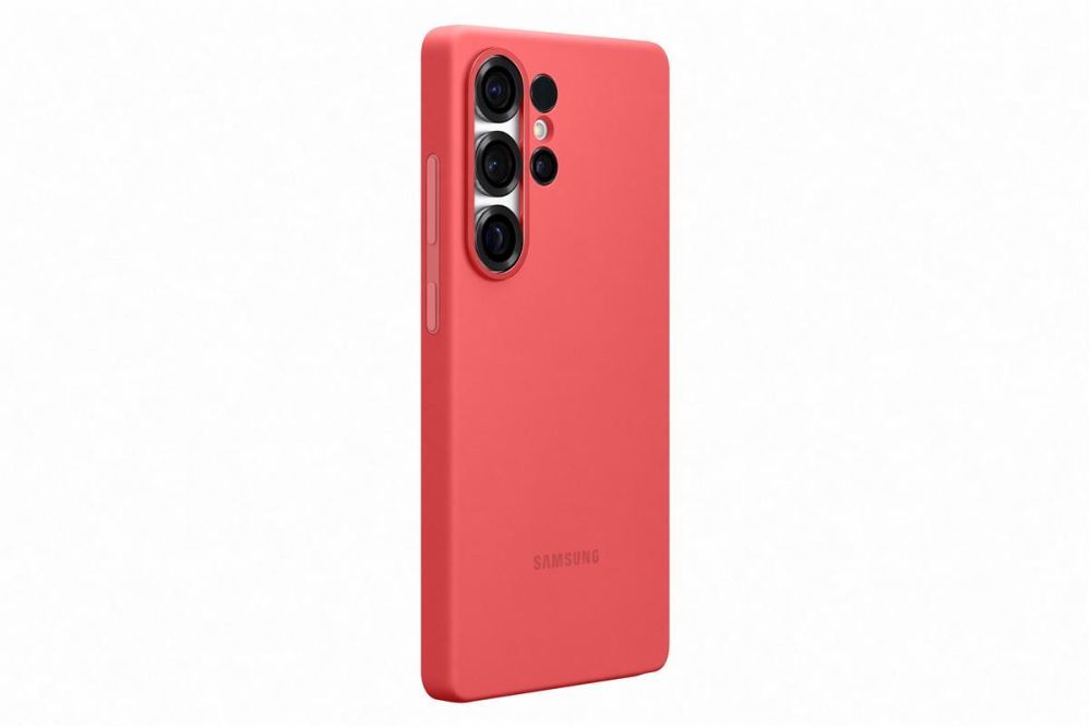 Back panel cover Samsung  PS938CREGWW Silicone Case Samsung Galaxy S25 Ultra, Red