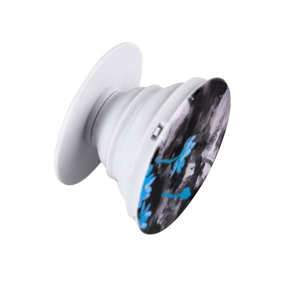 Universaalne telefonihoidja (Popsocket) iLike  Universal Pop Holder Flower Blue