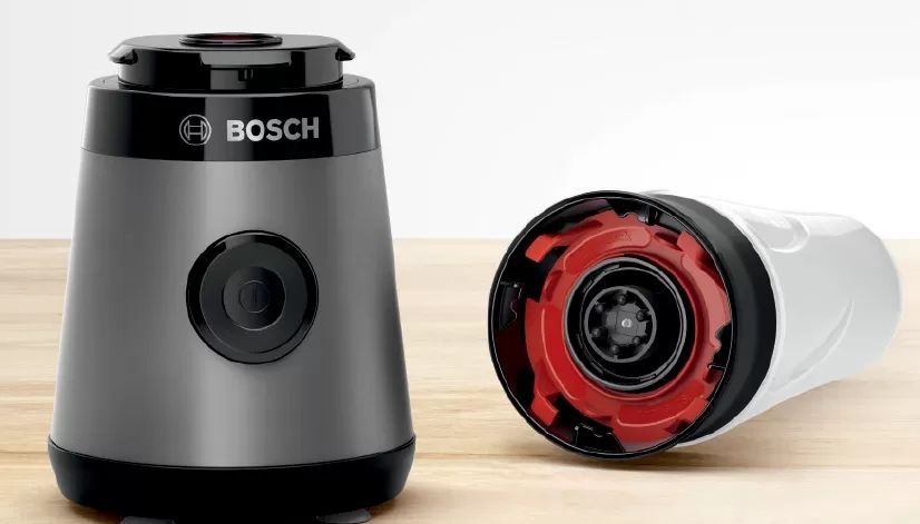 Mikserid ja blenderid Bosch  VitaPower ToGo Smoothie Maker MMB2111S Tabletop, 450 W, Jar material Tritan, Jar capacity 0.6 L, Ice crushing, Silver