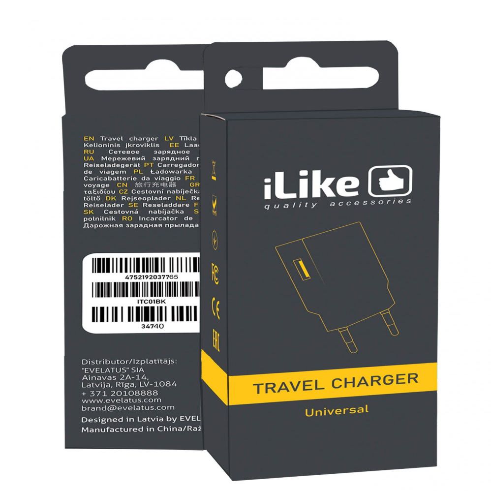 Adaptrid iLike  iLike Travel Charger ITC01 White