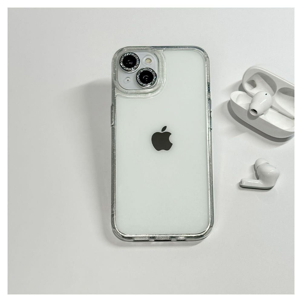 Tagakaaned iLike Apple iPhone 14 STARS LENS ACRYLIC COVER White