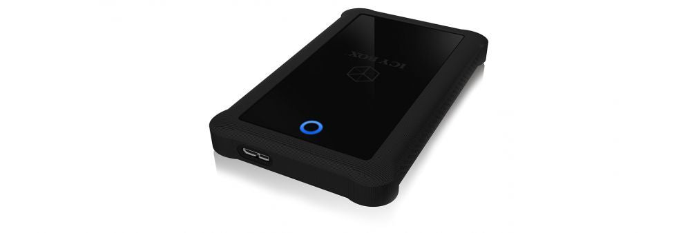 Kõvaketta korpus Raidsonic  ICY BOX IB-233U3-B External enclosure for 2.5" SATA HDD/SSD with USB 3.0 interface and silicone protection sleeve 2.5", USB 3.0