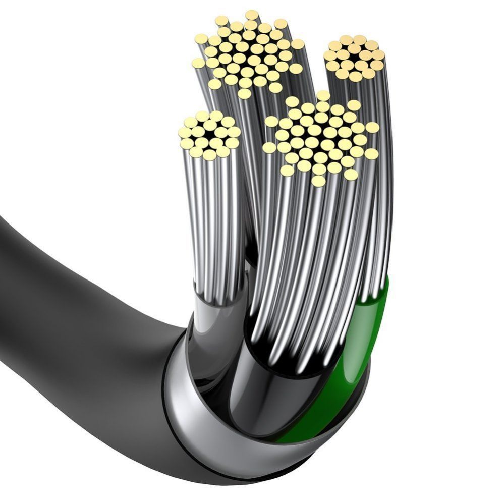 Kaabel Baseus  Baseus Superior USB - Lightning fast charging data cable 2,4 A 1 m black (CALYS-A01)