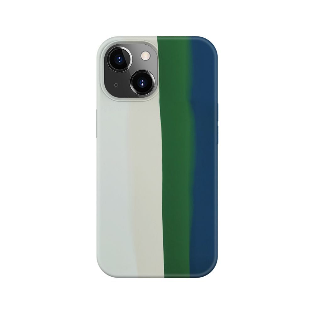 Tagakaaned Evelatus Apple iPhone 14 Silicone case Multi-Colored Green