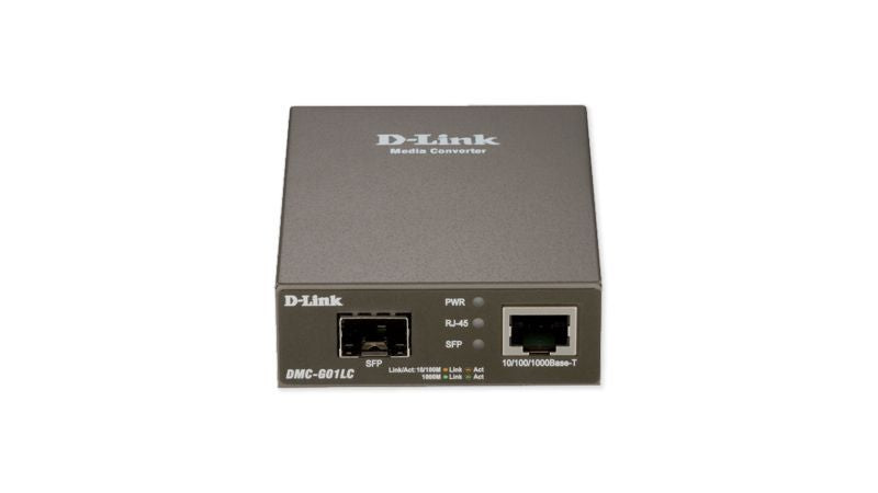 Võrgulülitid D-link  1000BaseT to SFP Standalone Media Converter DMC-G01LC Gigabit SFP port, 10/100/1000 Mbps port