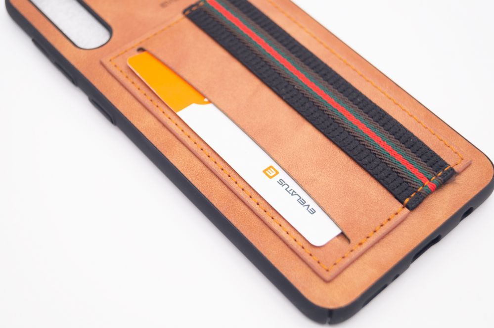 Back panel cover Evelatus Samsung A50 Cubit Plastic Brown