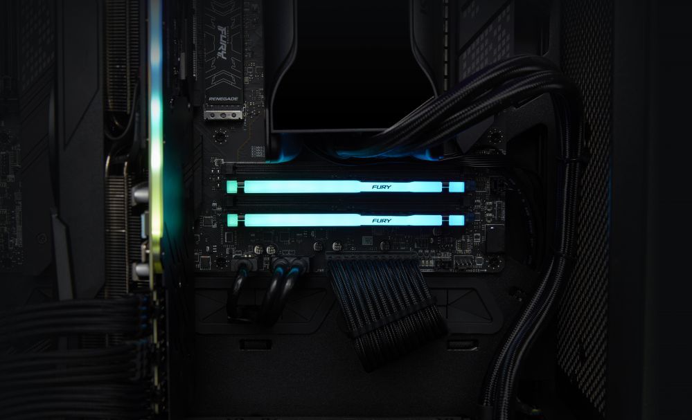 Operatiivmälu DDR4 Kingston  Fury Beast 32GB DDR5, 6400 MHz, CL32, 288-Pin, DIMM Kit (16GB x 2)