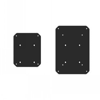 TV bracket KANTO AUDIO  KANTO AUDIO 22" TALL FILLABLE SPEAKER STANDS WITH ISOLATION FEET - BLACK (PAIR)