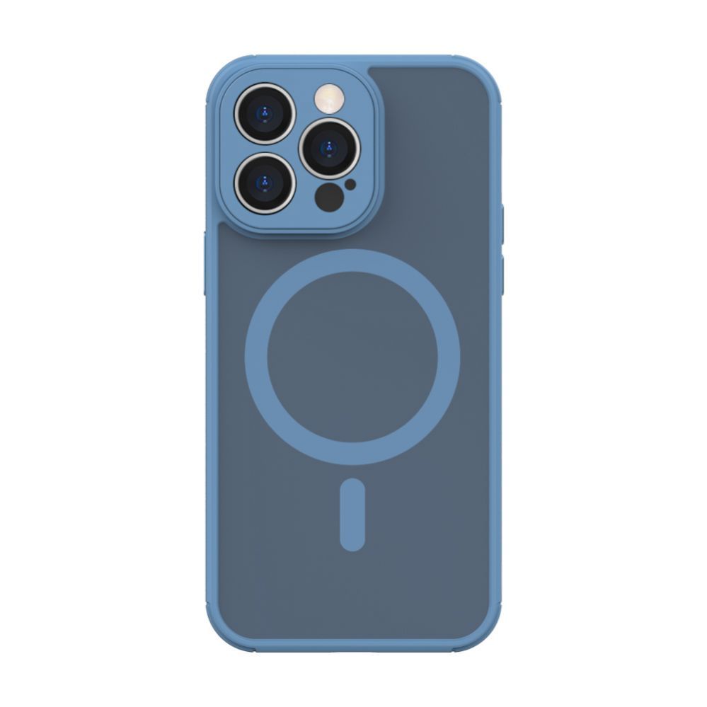 Чехол на заднюю панель Evelatus Apple iPhone 13 Pro Hybird Case Whith Magsafe and Camera Protection PC+TPU Light Blue