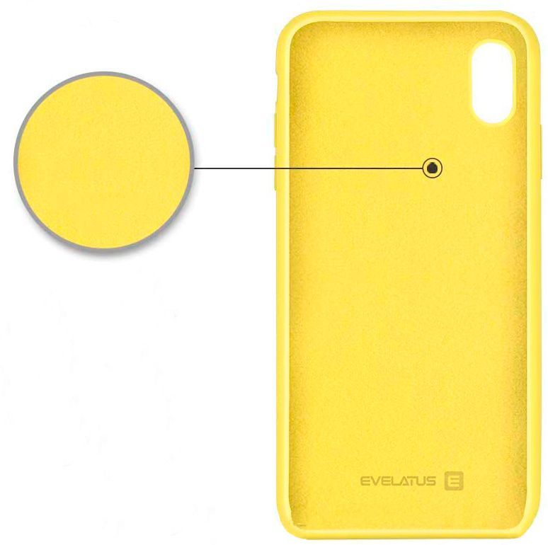 Чехол на заднюю панель Evelatus Apple iPhone XR Premium Soft Touch Silicone Case Light Yellow