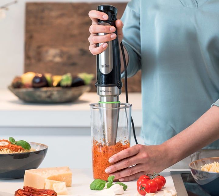 Mikserid ja blenderid Braun  | MultiQuick 7 Hand Blender | MQ 7045X | Hand Blender | 1000 W | Number of speeds 6 | Chopper | Black/Stainless steel