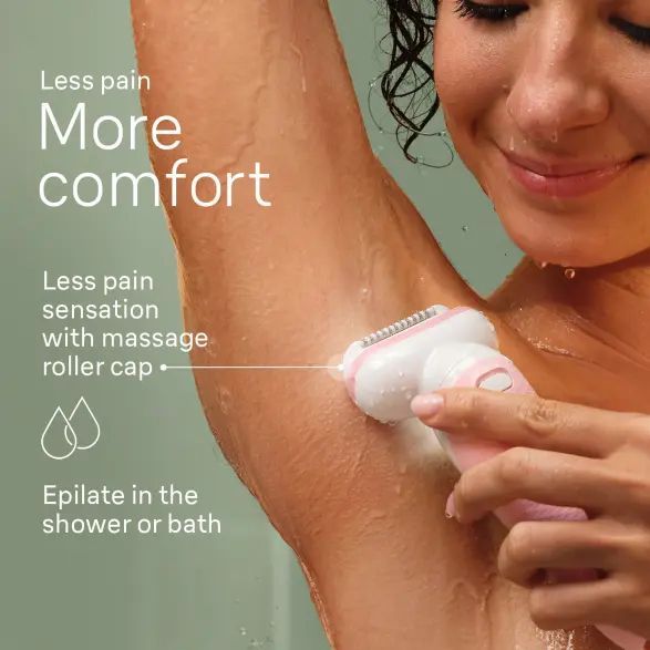 Epilaator Braun  Epilator | SES9-030 Silk épil 9 | Operating time (max) 50 min | Number of power levels 2 | Wet & Dry | White/Rose
