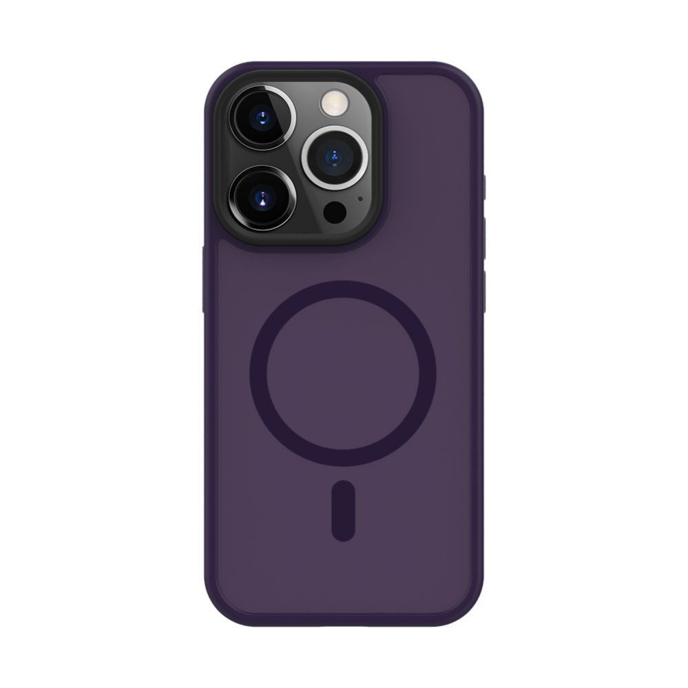 Tagakaaned Evelatus Apple iPhone 15 Pro Max Hybird Case With Magsafe PC+TPU Deep Purple